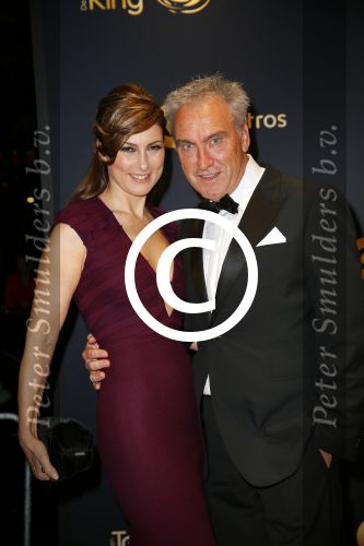 Amsterdam 16 oktober 2014
Uitreiking gouden televizierring in Carre. 
Euvgenia Parakhina en Jeroen Jorna