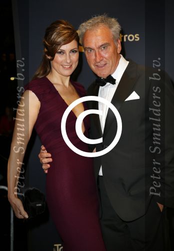 Amsterdam 16 oktober 2014
Uitreiking gouden televizierring in Carre. 
Euvgenia Parakhina en Jeroen Jorna