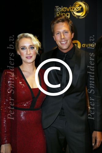 Amsterdam 16 oktober 2014
Uitreiking gouden televizierring in Carre. Eva Jinek met Freek Vonk