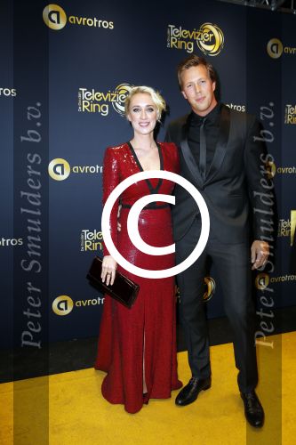 Amsterdam 16 oktober 2014
Uitreiking gouden televizierring in Carre. Eva Jinek met Freek Vonk