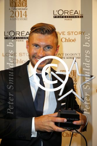 Amsterdam 29 september 2014
Beau monde awards in het Amstel hotel. Evgeniy Levchenko