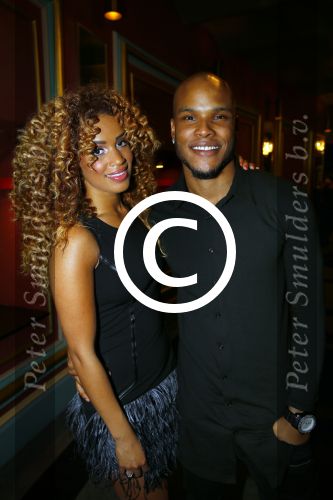 Amsterdam 16 oktober 2014
Uitreiking gouden televizierring in Carre. 
Fajah Lourens met vriend