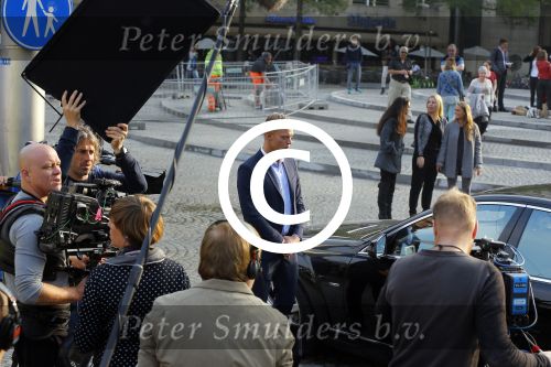 Amsterdam 30 september 2014
Kelly Kruger, Darin Brooks, Kim Matula, Scott Clifton, Ashleigh Brewer en Ferry Doedens uit de Amerikaanse soapserie The Bold and the Beautiful tijdens opnames op de dam in Amsterdam.