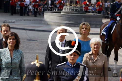 Den Haag 16 september 2014
Prinsjesdag met oa Koning Willem Alexander Koningin Maxima prinses Laurentien en prins Constantijn. Gouden Koets op het binnenhof.
Fred de Graaf en Anouska v Miltenburg