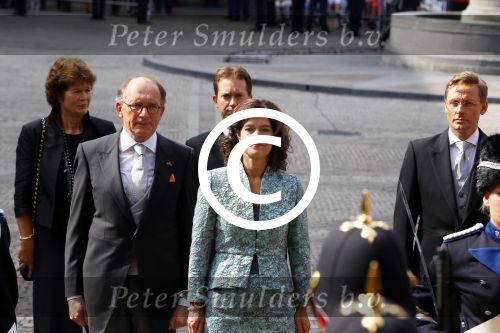 Den Haag 16 september 2014
Prinsjesdag met oa Koning Willem Alexander Koningin Maxima prinses Laurentien en prins Constantijn. Gouden Koets op het binnenhof.
Fred de Graaf en Anouska v Miltenburg