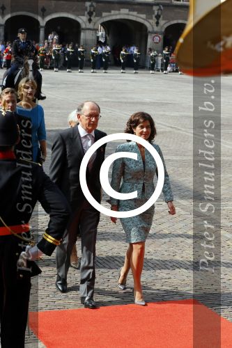 Den Haag 16 september 2014
Prinsjesdag met oa Koning Willem Alexander Koningin Maxima prinses Laurentien en prins Constantijn. Gouden Koets op het binnenhof.
Fred de Graaf en Anouska v Miltenburg