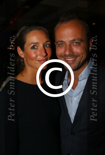 Bussum, 27 September 2014
Premiere Sneeuwwitje in \'t Spant in Bussum
Geert Hoes met zijn nieuwe vriendin sinds Mei 2015, Bonny Hooghof
Foto Peter Smulders BV