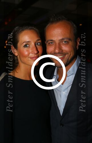 Bussum, 27 September 2014
Premiere Sneeuwwitje in \'t Spant in Bussum
Geert Hoes met zijn nieuwe vriendin sinds Mei 2015, Bonny Hooghof
Foto Peter Smulders BV