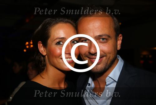 Bussum, 27 September 2014
Premiere Sneeuwwitje in \'t Spant in Bussum
Geert Hoes met zijn nieuwe vriendin sinds Mei 2015, Bonny Hooghof
Foto Peter Smulders BV