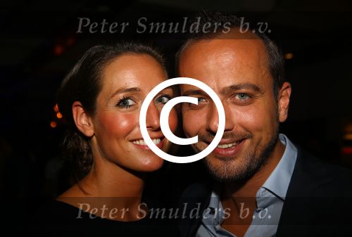 Bussum, 27 September 2014
Premiere Sneeuwwitje in \'t Spant in Bussum
Geert Hoes met zijn nieuwe vriendin sinds Mei 2015, Bonny Hooghof
Foto Peter Smulders BV