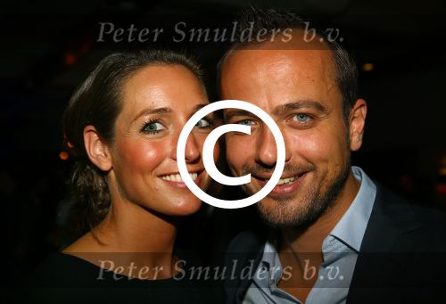 Bussum, 27 September 2014
Premiere Sneeuwwitje in \'t Spant in Bussum
Geert Hoes met zijn nieuwe vriendin sinds Mei 2015, Bonny Hooghof
Foto Peter Smulders BV