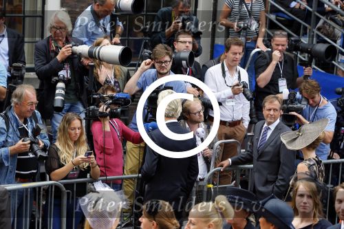 Den Haag 16 september 2014
Prinsjesdag met oa Koning Willem Alexander Koningin Maxima prinses Laurentien en prins Constantijn. Gouden Koets op het binnenhof.
Geert Wilders
