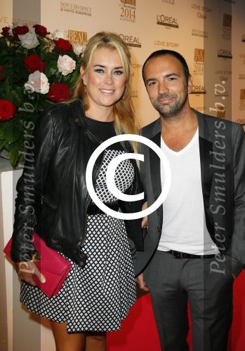 Amsterdam 29 september 2014
Beau monde awards in het Amstel hotel. Gerard Ekdom met vrouw
