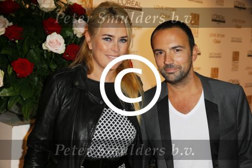 Amsterdam 29 september 2014
Beau monde awards in het Amstel hotel. Gerard Ekdom met vrouw