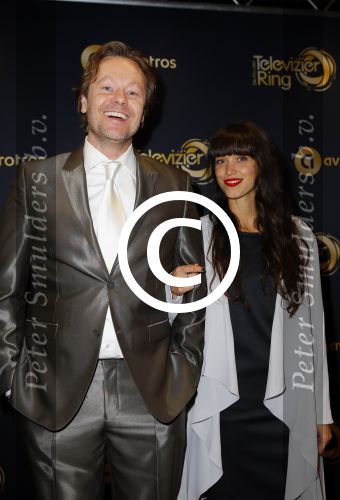 Amsterdam 16 oktober 2014
Uitreiking gouden televizierring in Carre. 
Gijs Staverman met partner Annabel
