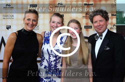 Rotterdam, 28 September 2014
Premiere Musical Dreamgirls
Henk Jan Smits met zijn vrouw en dochters