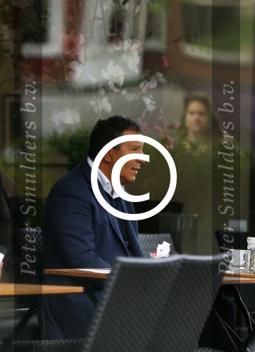 Amsterdam 8 oktober 2014
Henk ten Cate op terras bij v Dam