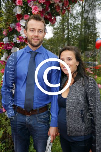 Amsterdam 8 0ktober 2014
Mama van het jaar verkieizing. Henry Schut met zijn zwangere vrouw