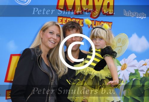 Amsterdam 5 oktober 2014
Premiere Maya de Bij in pathe arena. Jaap Kwakman met vrouw en dochter