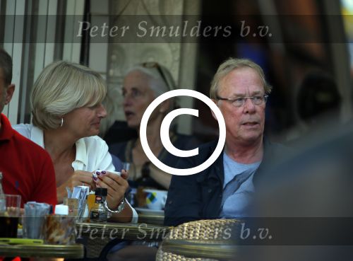 Amsterdam 18 september 2014
Jack Spijkerman op terras met een familielid.