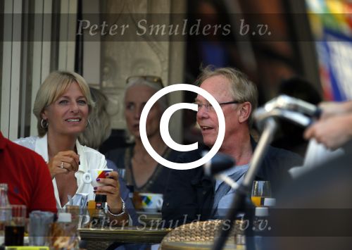 Amsterdam 18 september 2014
Jack Spijkerman op terras met een familielid.