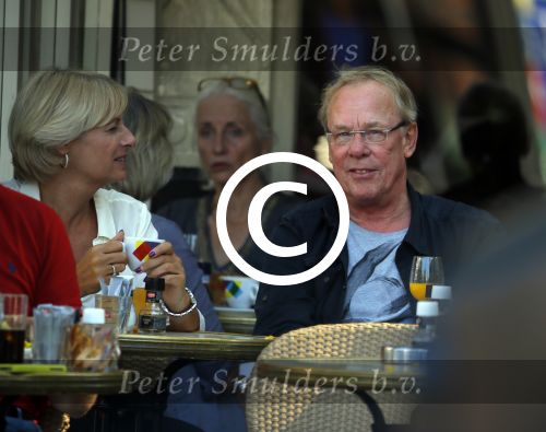 Amsterdam 18 september 2014
Jack Spijkerman op terras met een familielid.