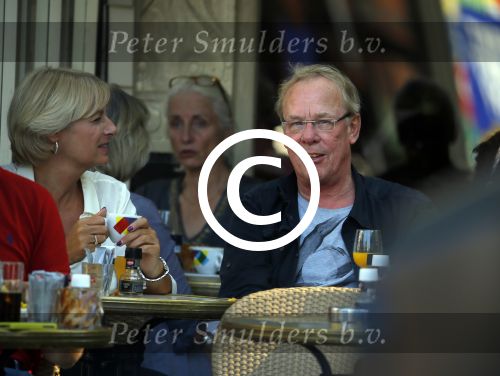 Amsterdam 18 september 2014
Jack Spijkerman op terras met een familielid.