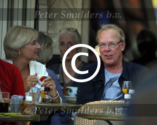 Amsterdam 18 september 2014
Jack Spijkerman op terras met een familielid.
