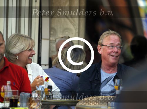 Amsterdam 18 september 2014
Jack Spijkerman op terras met een familielid.