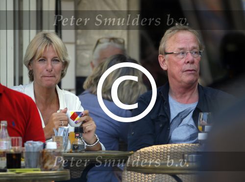 Amsterdam 18 september 2014
Jack Spijkerman op terras met een familielid.