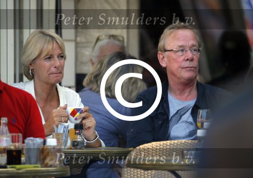 Amsterdam 18 september 2014
Jack Spijkerman op terras met een familielid.