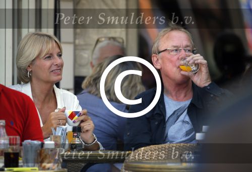 Amsterdam 18 september 2014
Jack Spijkerman op terras met een familielid.