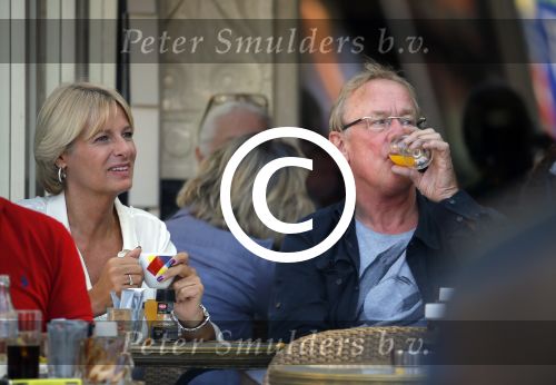 Amsterdam 18 september 2014
Jack Spijkerman op terras met een familielid.
