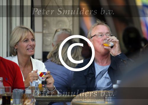 Amsterdam 18 september 2014
Jack Spijkerman op terras met een familielid.
