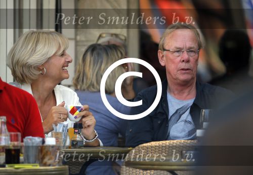 Amsterdam 18 september 2014
Jack Spijkerman op terras met een familielid.