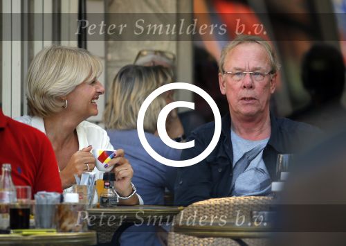 Amsterdam 18 september 2014
Jack Spijkerman op terras met een familielid.