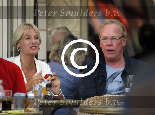 Amsterdam 18 september 2014
Jack Spijkerman op terras met een familielid.