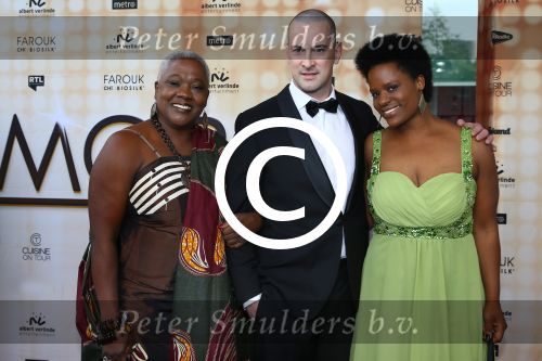 Rotterdam, 28 September 2014
Premiere Musical Dreamgirls
Jetty Mathurin met haar dochter en schoonzoon