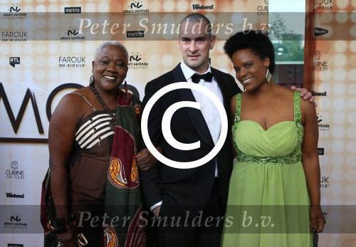 Rotterdam, 28 September 2014
Premiere Musical Dreamgirls
Jetty Mathurin met haar dochter en schoonzoon