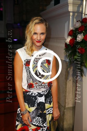 Amsterdam 29 september 2014
Beau monde awards in het Amstel hotel. Kimberly Klaver