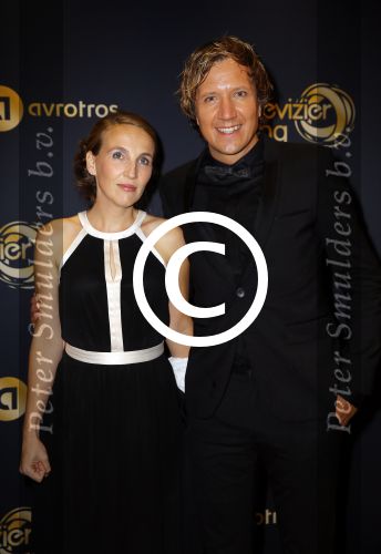 Amsterdam 16 oktober 2014
Uitreiking gouden televizierring in Carre. 
Klaas v Kruistum en partner