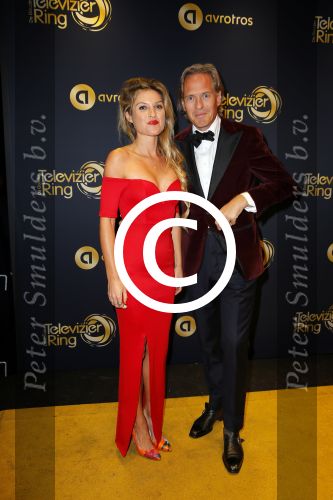 Amsterdam 16 oktober 2014
Uitreiking gouden televizierring in Carre. 
Lauren Verster en Jort Kelder