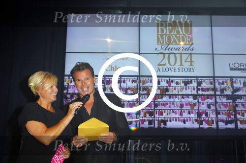 Amsterdam 29 september 2014
Beau monde awards in het Amstel hotel. Caroline Tensen en Leco v Zadelhoff