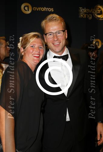 Amsterdam 16 oktober 2014
Uitreiking gouden televizierring in Carre. 
Leo Alkemade en partner
