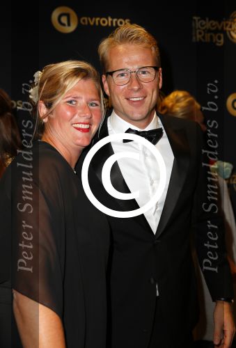 Amsterdam 16 oktober 2014
Uitreiking gouden televizierring in Carre. 
Leo Alkemade en partner