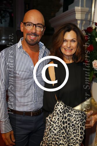 Amsterdam 29 september 2014
Beau monde awards in het Amstel hotel. Liz Snoijink met Maik de Boer