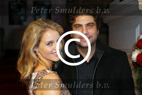 Amsterdam 29 september 2014
Beau monde awards in het Amstel hotel. Liza Sips met vriend Ralph Mannheim