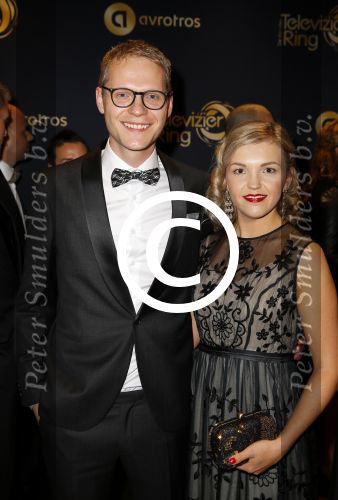 Amsterdam 16 oktober 2014
Uitreiking gouden televizierring in Carre. Luuk Ikkink me vrouw