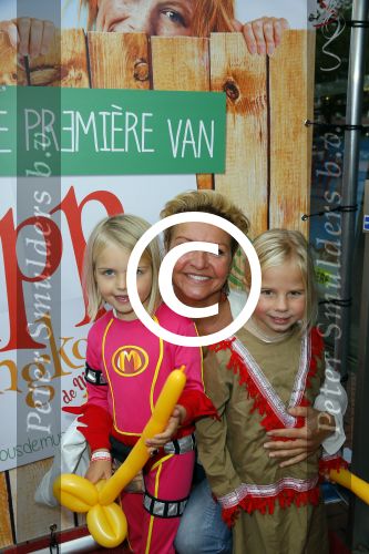 Amstelveen 5 oktober 2014
Premiere Pippi Langkous in de schouwburg van Amstelveen.
mariska v Kolck met kleindochter van haar vriend Hans Hugenholz