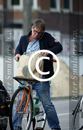Amsterdam 21 september 2014
Martijn Krabbe doet boodschappen bij Albert heijn